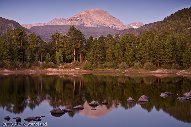 copeland, lake, mount, reflection, pre-dawn